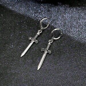 💚 2 For $20 💚 Mini Dagger Drop Earrings – Fantasy Gothic Sword Drops